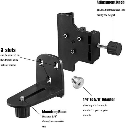 Firecore FLM30A-1/4" and 5/8"  Laser Level Bracket Adjustable