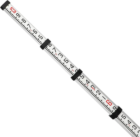 Firecore FLR400C-13 Foot Dual Sided Telescopic Aluminum Grade Rod with Bubble