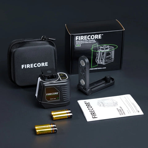 Firecore G30- Self-Leveling Green Beam Cross Line  Laser Level