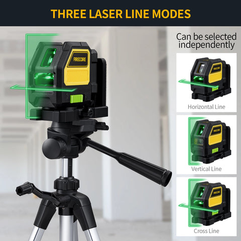 Firecore F114G- Professional Green Cross Line Laser Level