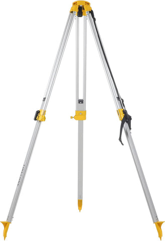 Firecore ‎FT160B-Aluminum Survey Tripod with 5/8"-11 Thread Flat Head Quick Clamp for Auto Level Optical Transit Level Theodolite