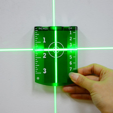 Firecore FLT20G-Green Beam Laser Level Target Card Plate