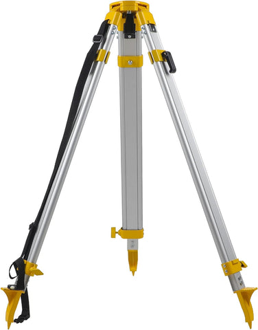 Firecore ‎FT160B-Aluminum Survey Tripod with 5/8"-11 Thread Flat Head Quick Clamp for Auto Level Optical Transit Level Theodolite