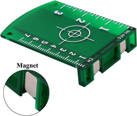 Firecore FLT20G-Green Beam Laser Level Target Card Plate