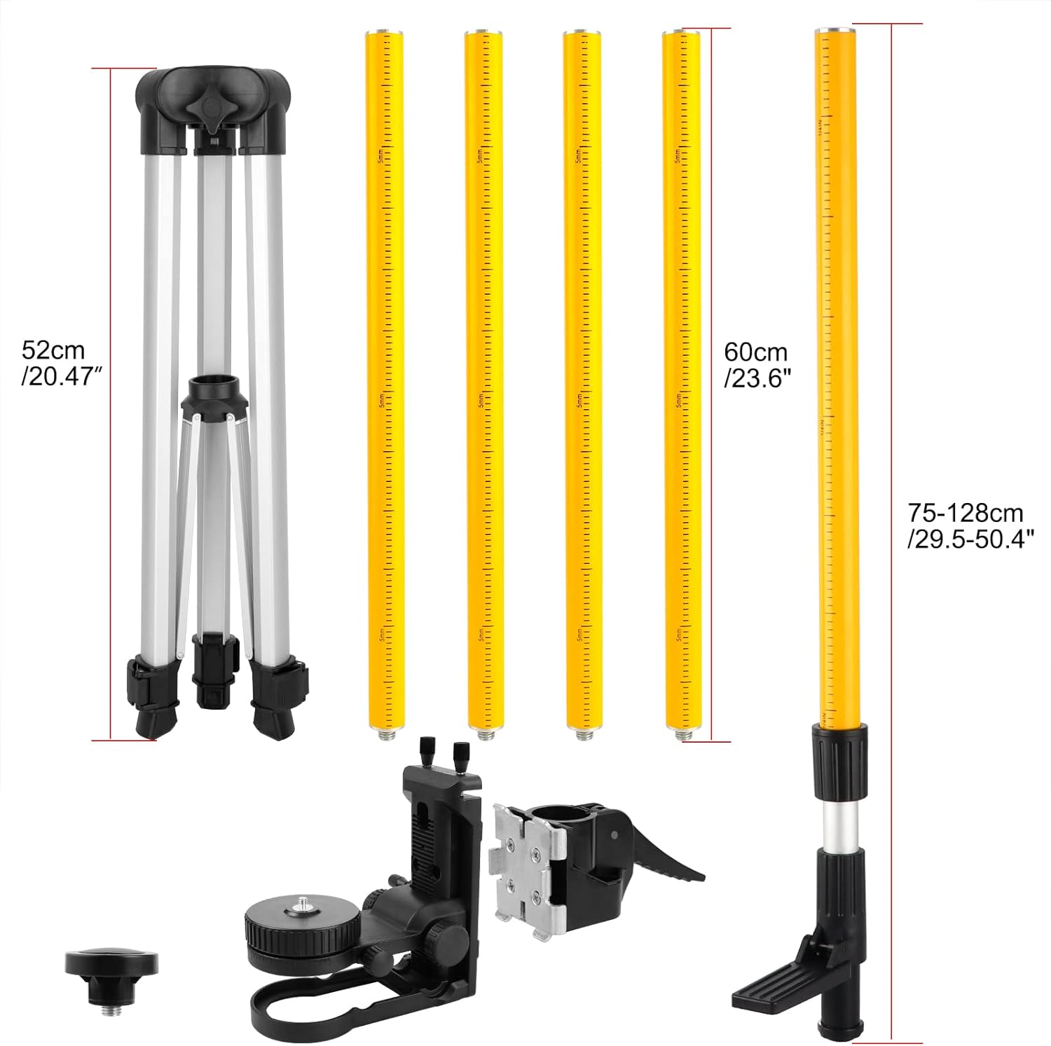 Firecore FLM20A- Mounting Bracket Clamps with 1/4''-20 Male and 5/8''-11 Thread