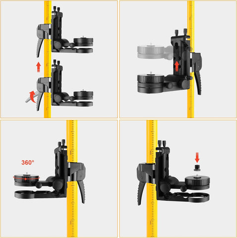 Firecore FLM20A- Mounting Bracket Clamps with 1/4''-20 Male and 5/8''-11 Thread